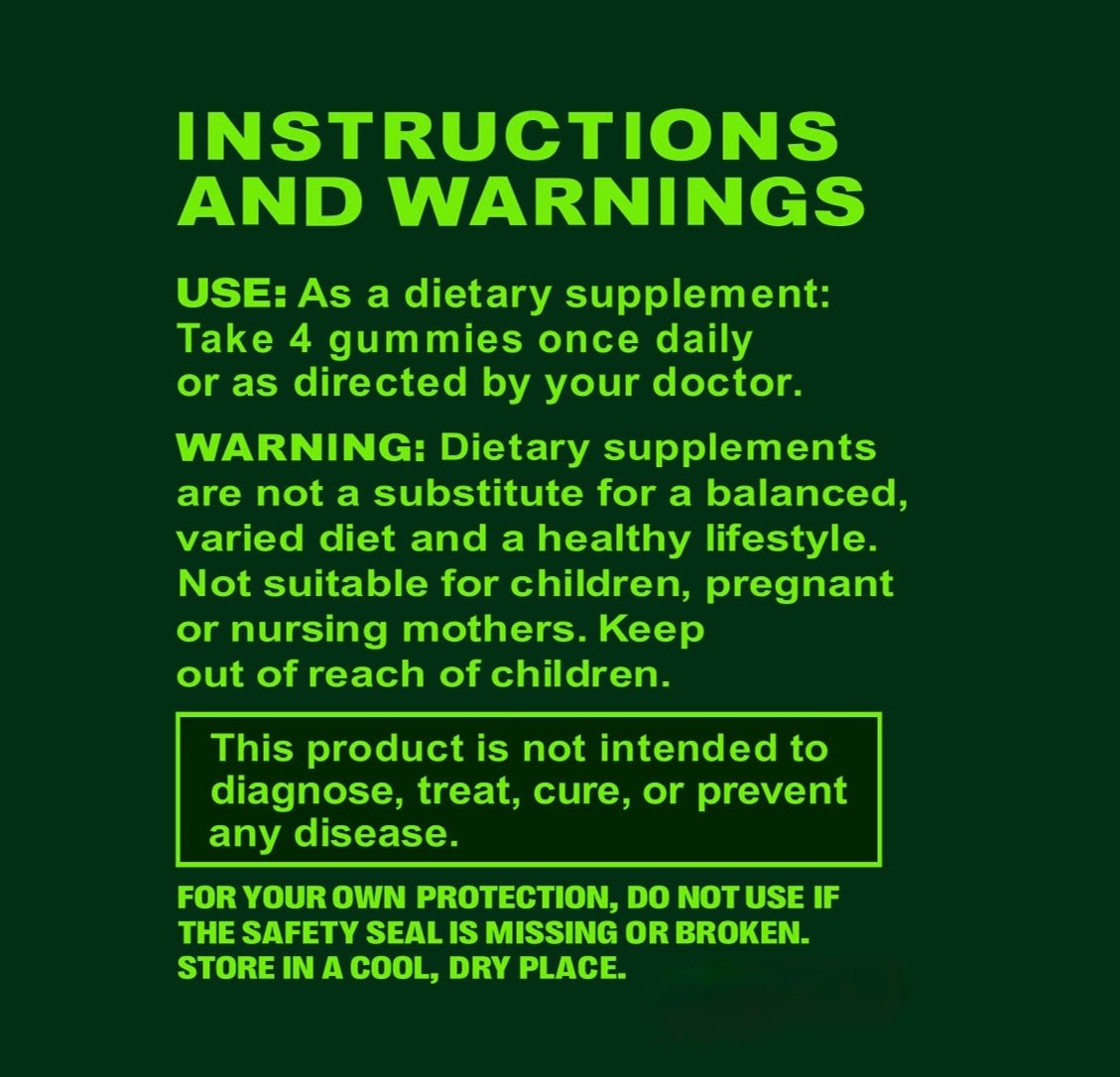 Creatine Gummies (Sour Green Apple) - Freed Mind