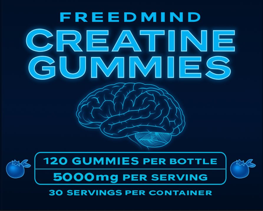 Creatine Gummies (BlueBerry) - Freed Mind