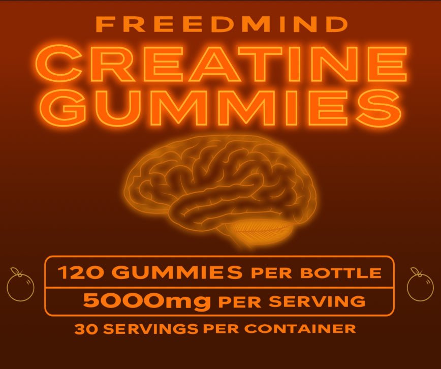 Creatine Gummies (Orange) - Freed Mind