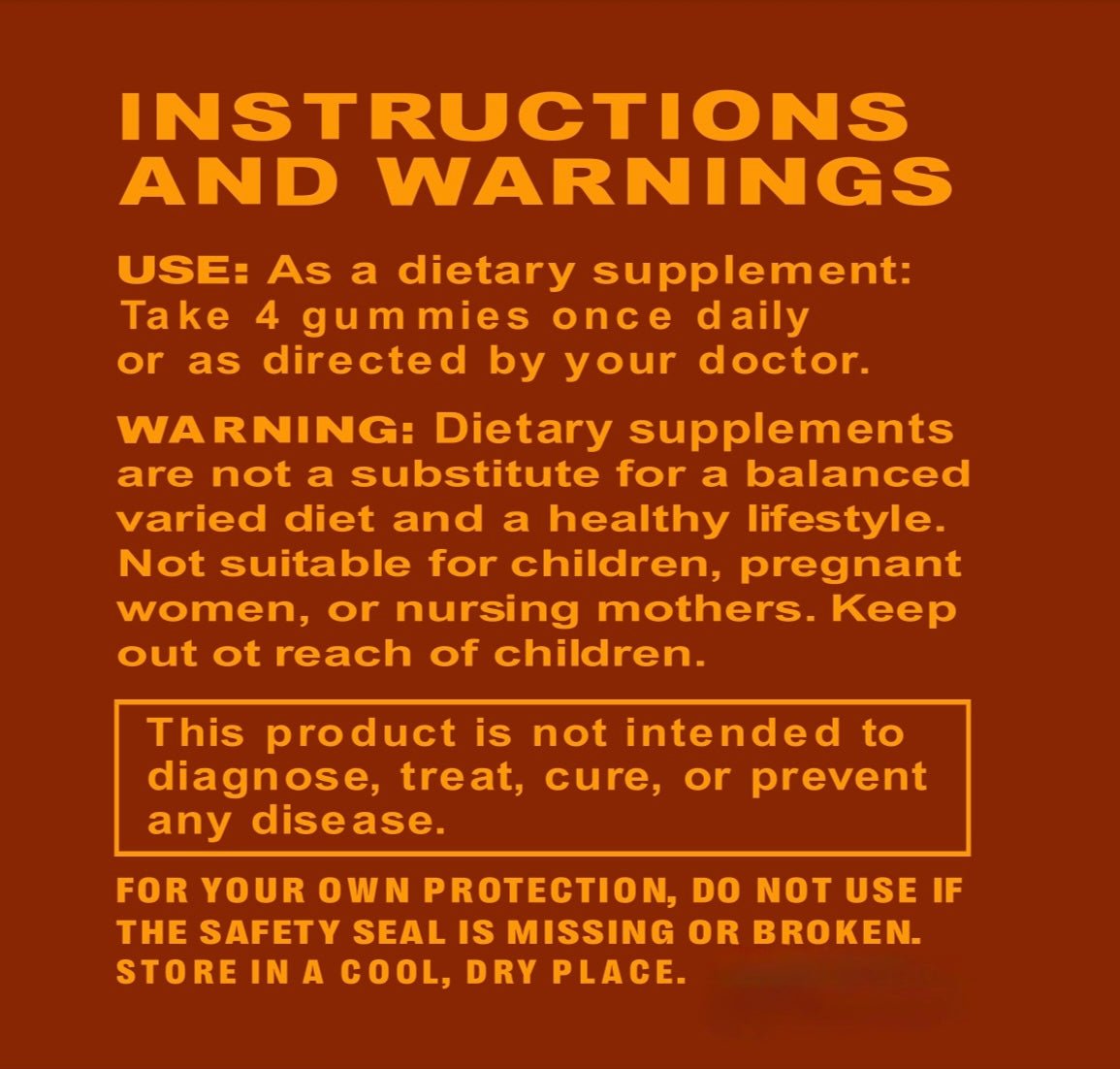 Creatine Gummies (Orange) - Freed Mind