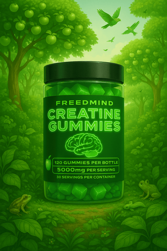 Creatine Gummies (Sour Green Apple) - Freed Mind